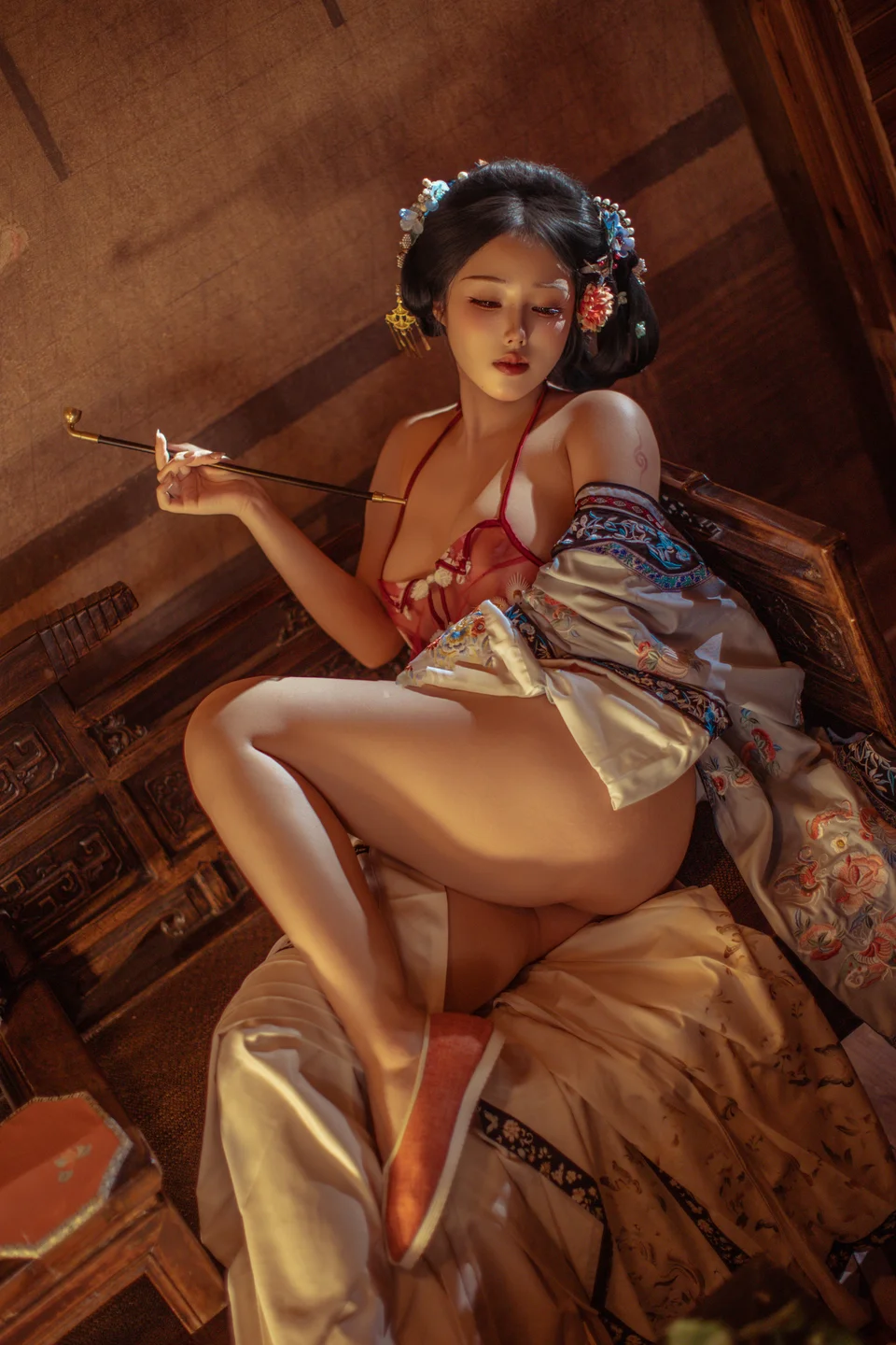 钛合金TiTi - 胭脂扣 [108P,2V-1.07GB] tg@simisebaisi 【丝足阁】019.webp